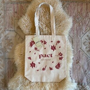 NWT PACT ORGANIC COTTON TOTE BAG